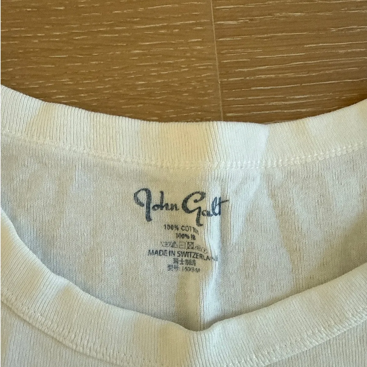 Brandy Melville J Galt Graphic Baby Tee Radio Silence Live Tour Off White - Image 2