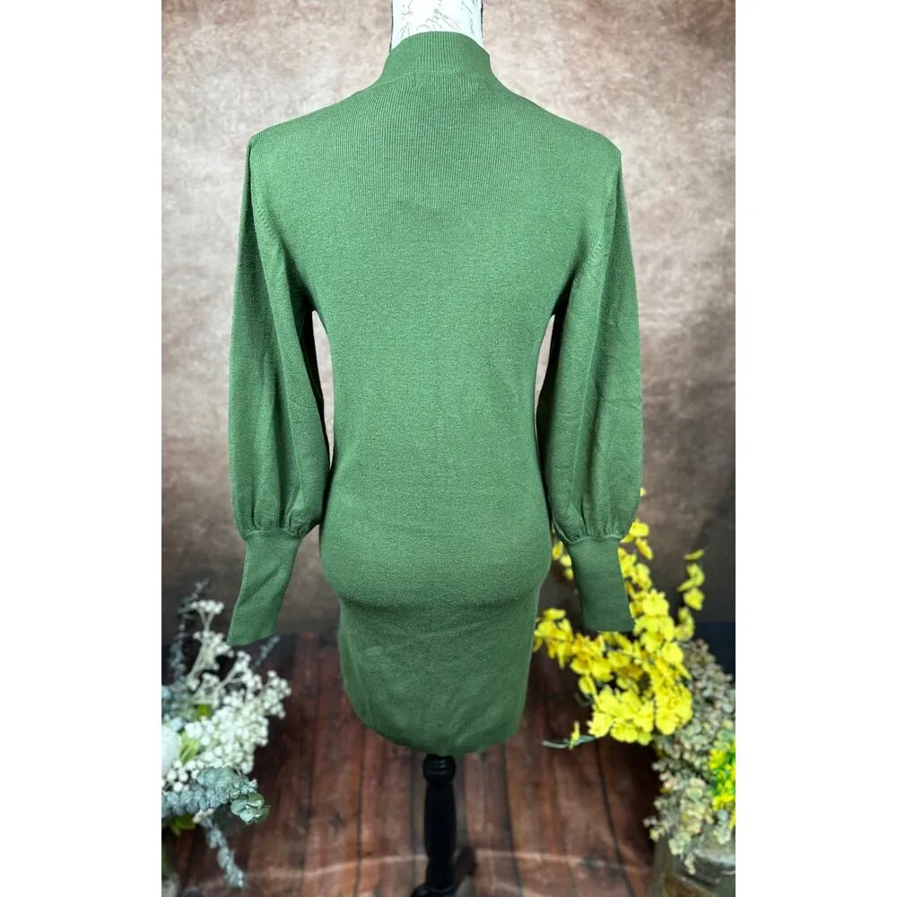Vera Moda Holly Karris Blouson Sleeve Sweater Dress - Image 8