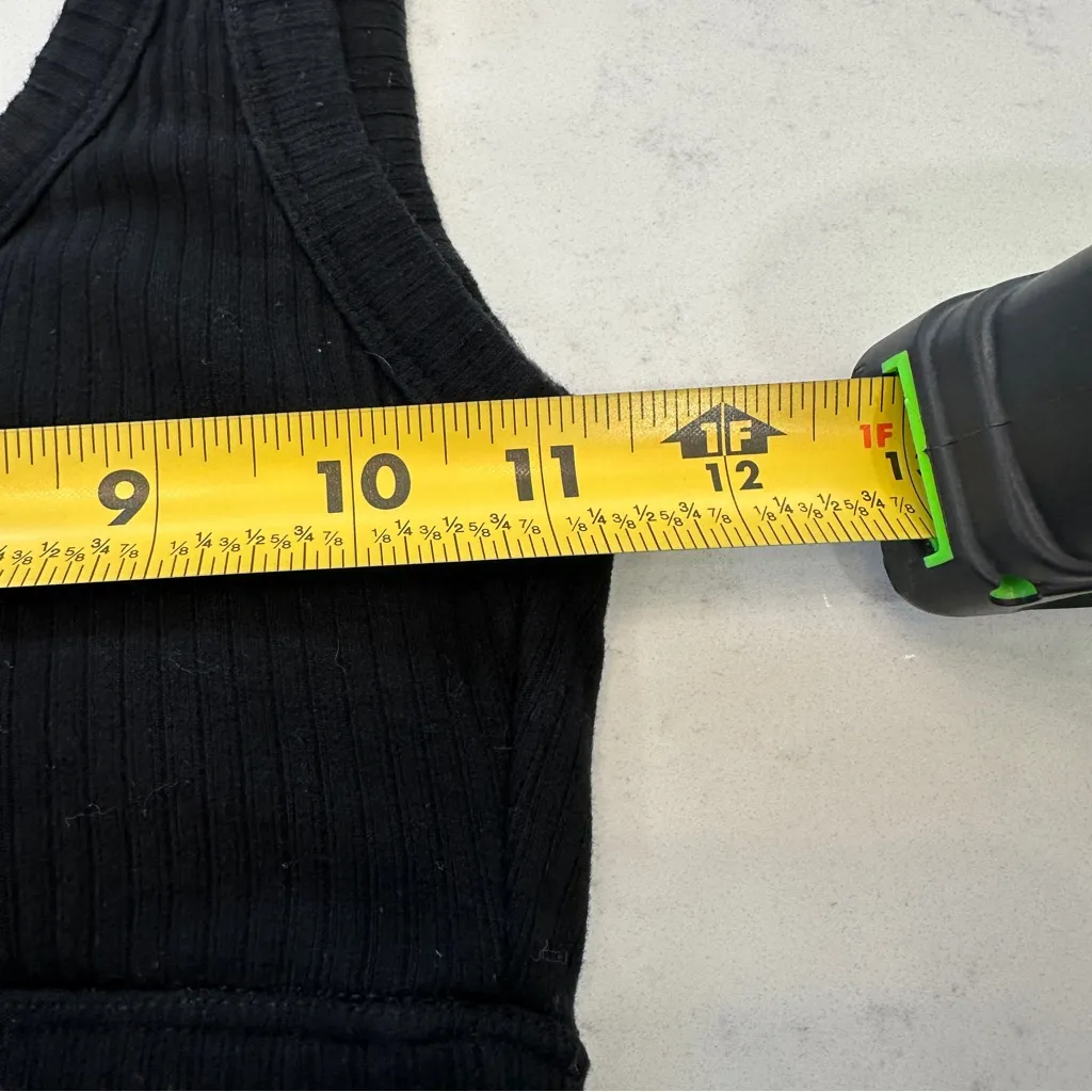 Darc Sport Wolves SHE Black Ribbed Sports Bra Size Extra Small 10 of 400 - Image 6