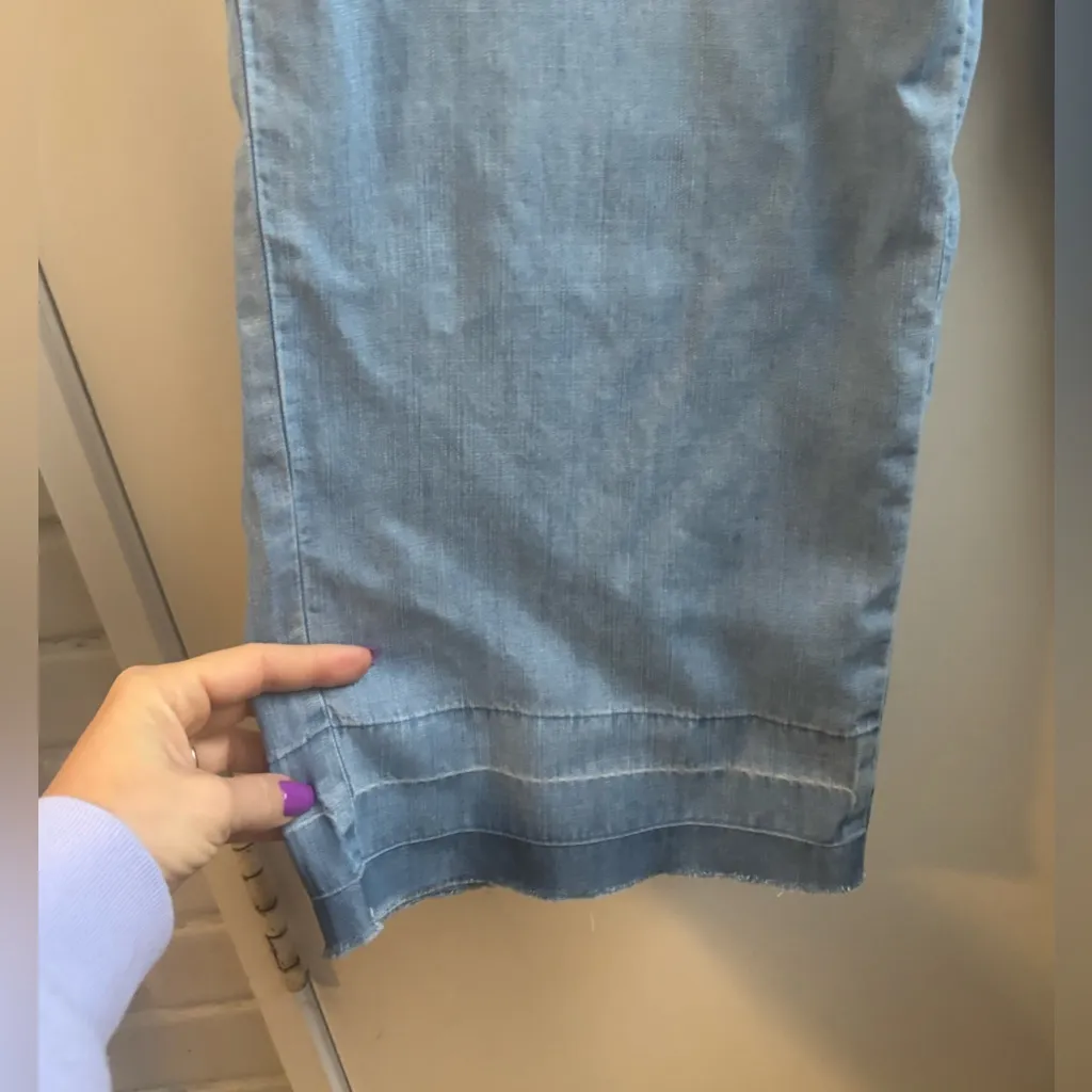 Cloth and Stone‎ Summer Breeze 100% Tencel Lyocel Wide Leg Jeans medium - Image 4