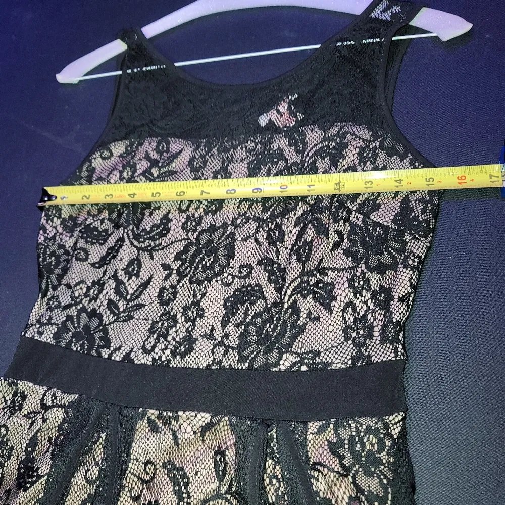 Candalite Women's Black 100% Polyester Sleeveless Scoop Neck Knee Length Dress S - Image 11