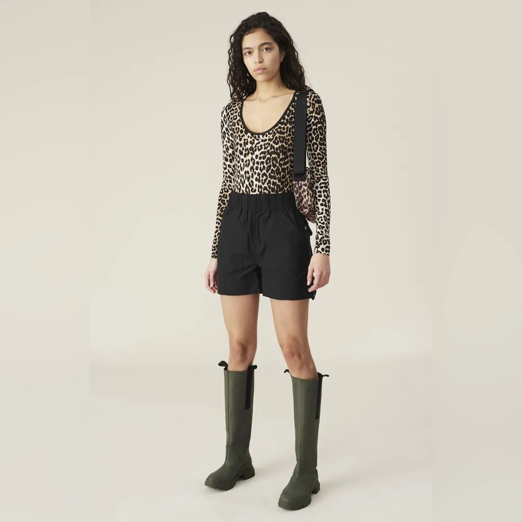 Ganni  Leopard Print Bodysuit NWT - Image 5