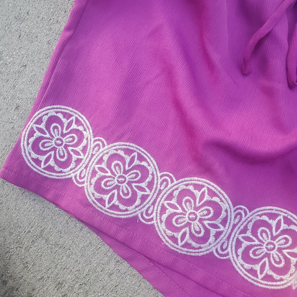 Purple shorts size small women's by about a girl - Image 5