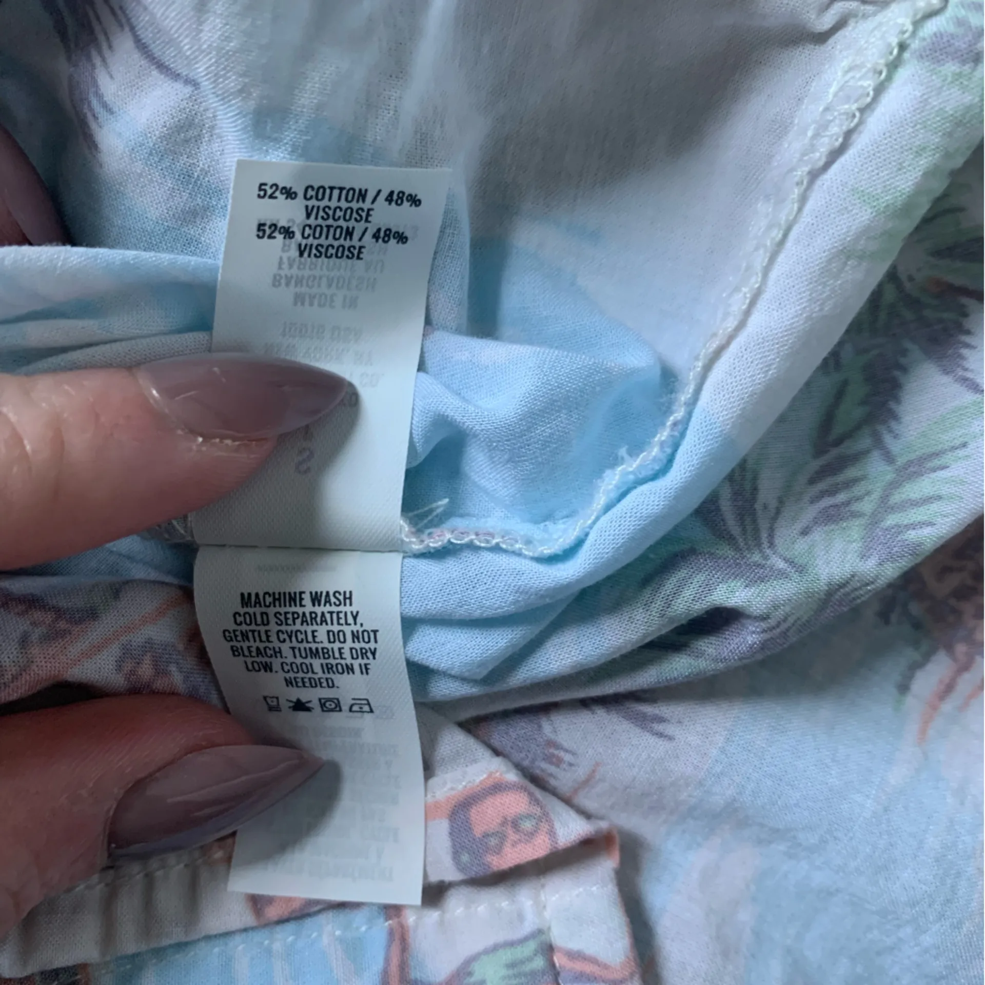 Aerie Tropical Hawaiian Button Down Shirt S - Image 4