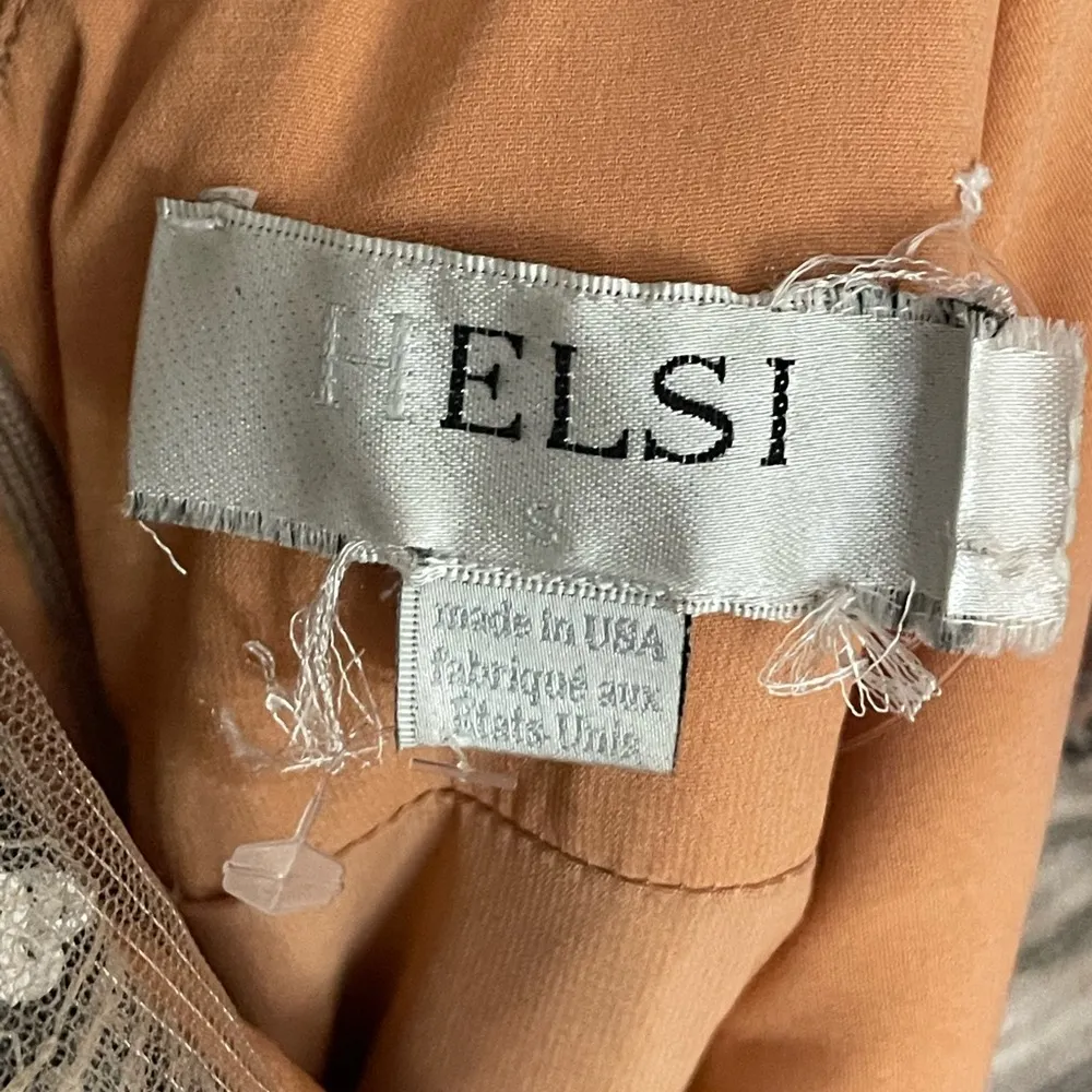 HELSI Bobbie Sequin Column Gown Silver - Image 7