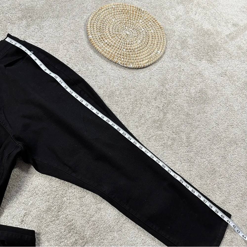 Judy Blue Slim Fit Gracie-James Black Beauty Jean Stretch Mid Rise Plus Size 24W - Image 13