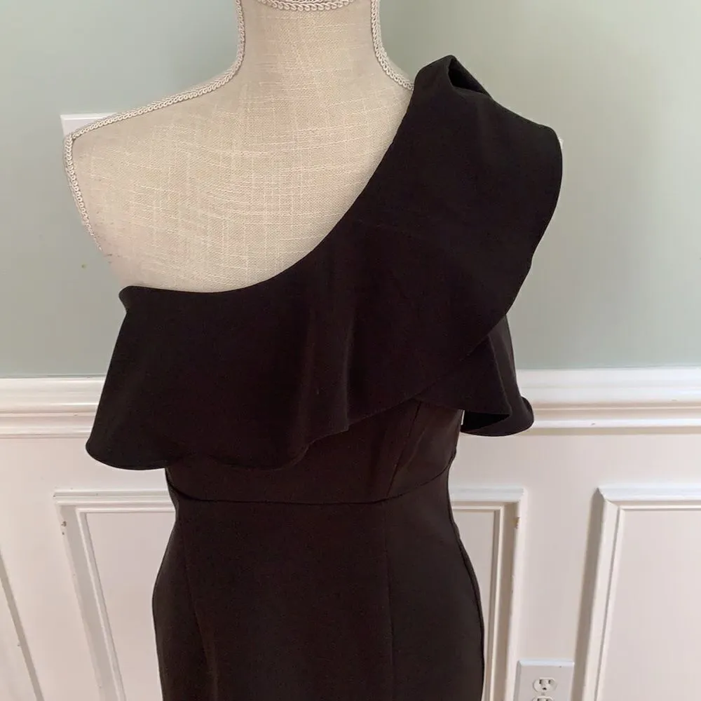 Bardot Ruffle Dress in Black Revolve size 6 - Image 6