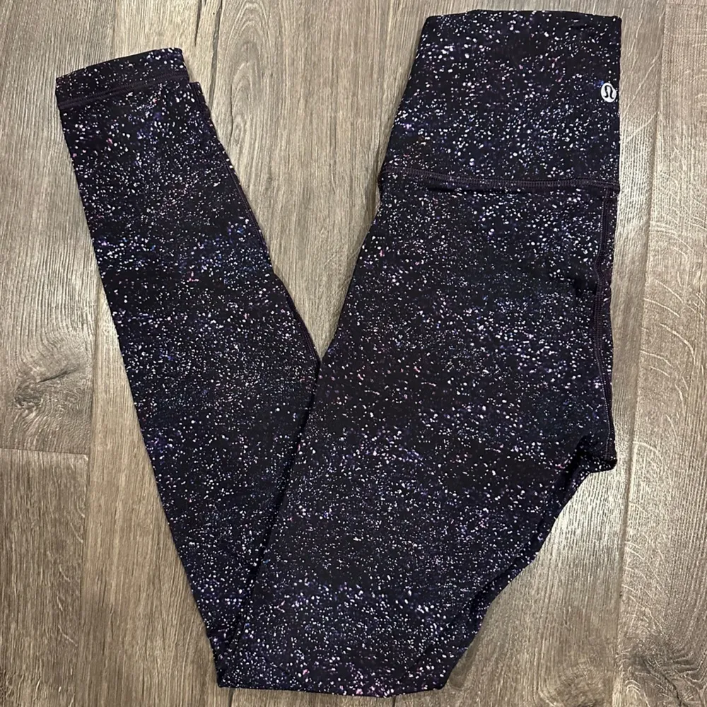 Lululemon Wunder Under Hi-Rise Tight 28" Crystalline Multi Galaxy Print Sz 4 - Image 5