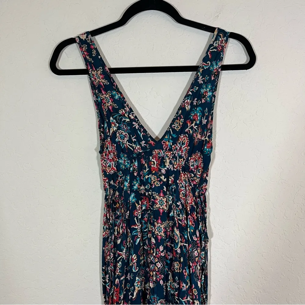 Luli Fama Cordoba V Neck Long Dress Maxi Size Extra Small XS - Image 7