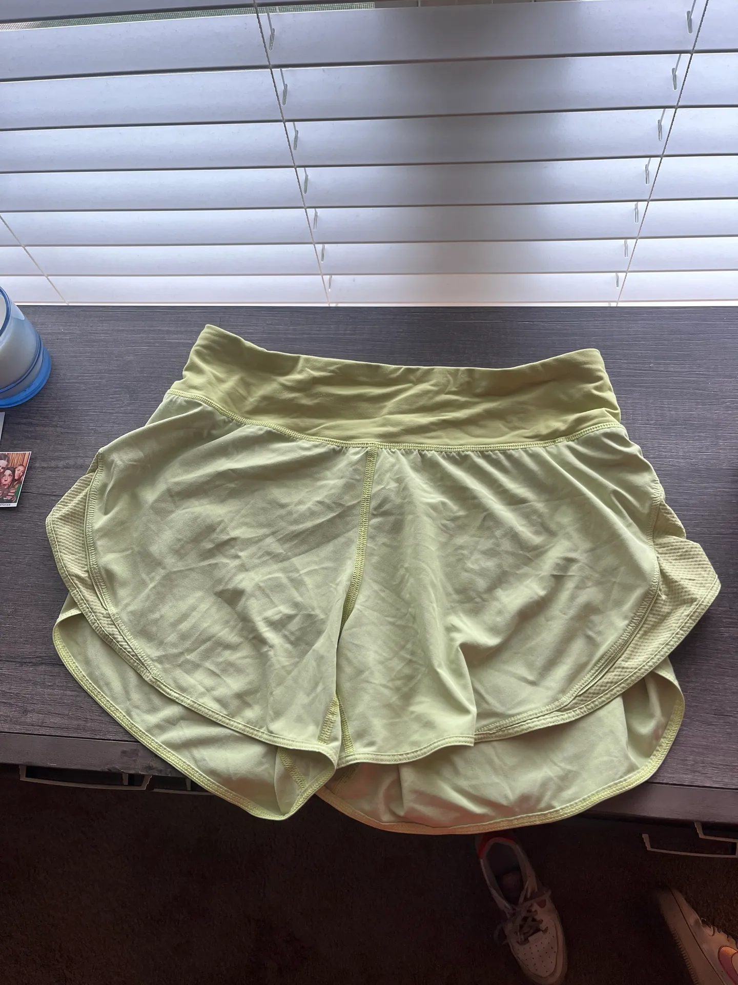 Lululemon Yellow-Green  shorts - Image 2