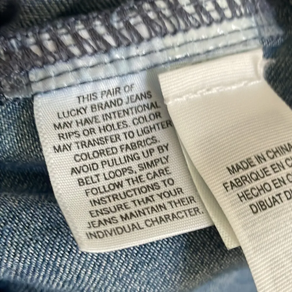 Lucky Brand Denim Utility Cargo Boiler Suit Jean Pants Jumpsuit Large Workwear - Image 9