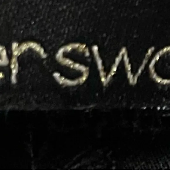 Ooberswank High Waisted Metallic Moto Leggings Pleated Panel Women XS New NWOT Gold - Image 5