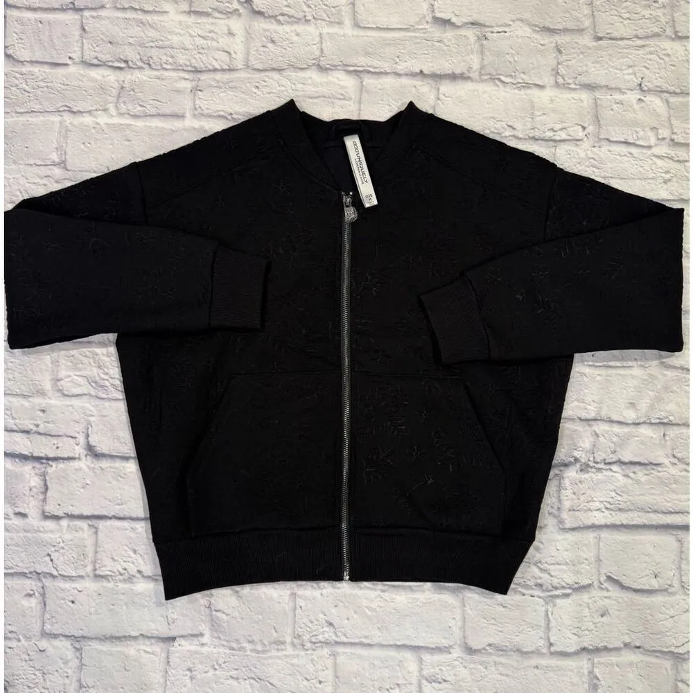 Lorna Jane Now Or Never Bomber Jacket Limited Edition floral Medium new without - Image 3