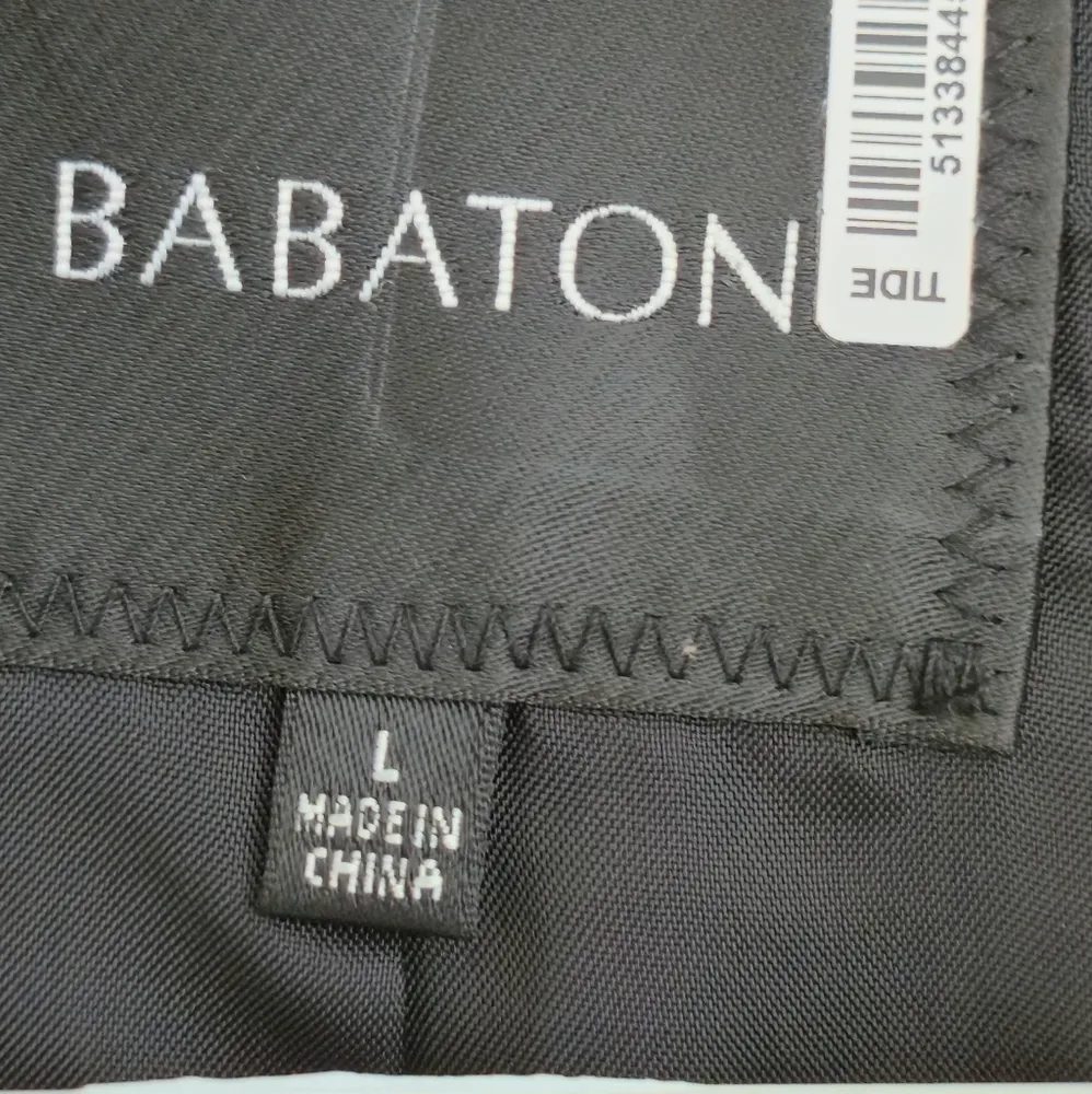 Babaton Marcelo Long Black Vest missing belt size large - Image 5
