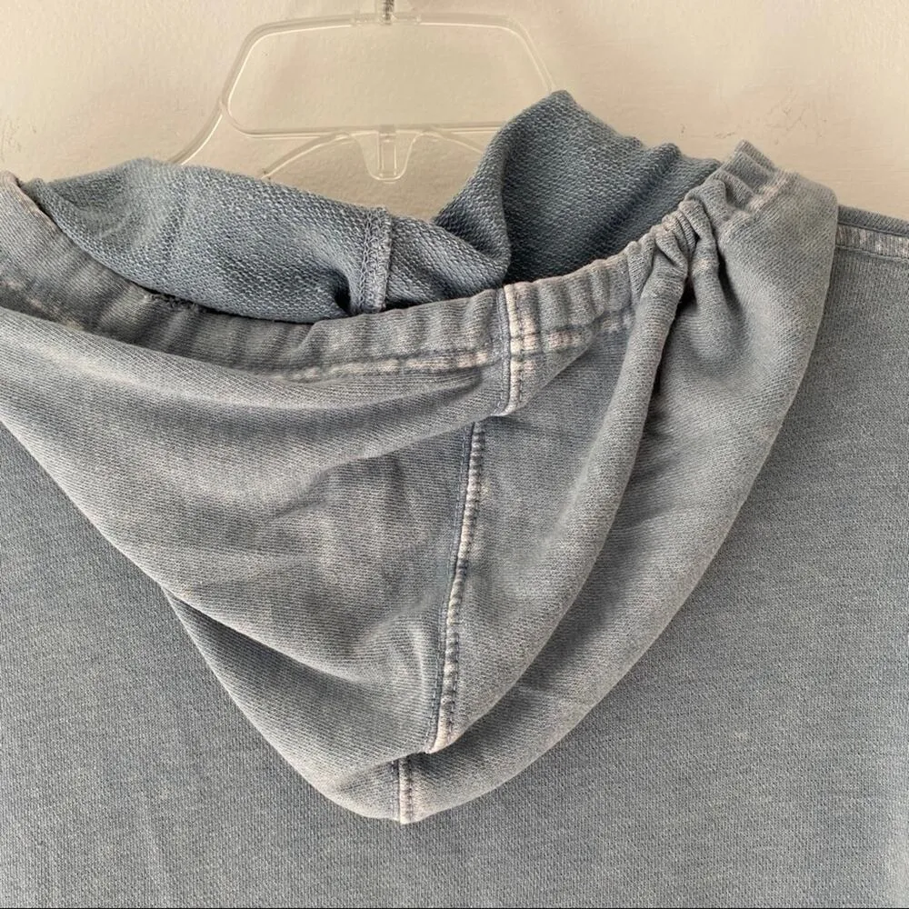 Junk Food Peace Sign America Blue Hoodie Small - Image 8