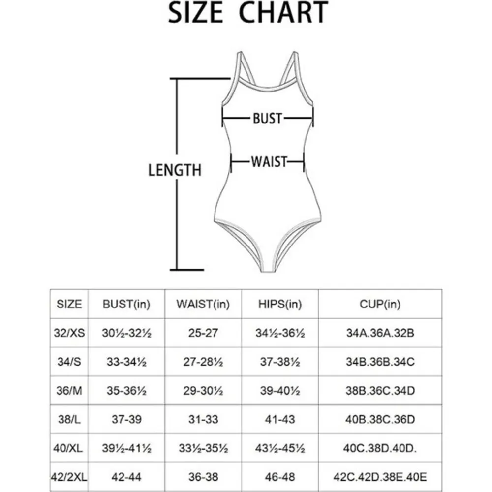 UPF 50+ Baleaf Racerback Athletic Black One Piece Swimsuit Size 44 NWT #1814 - Image 3