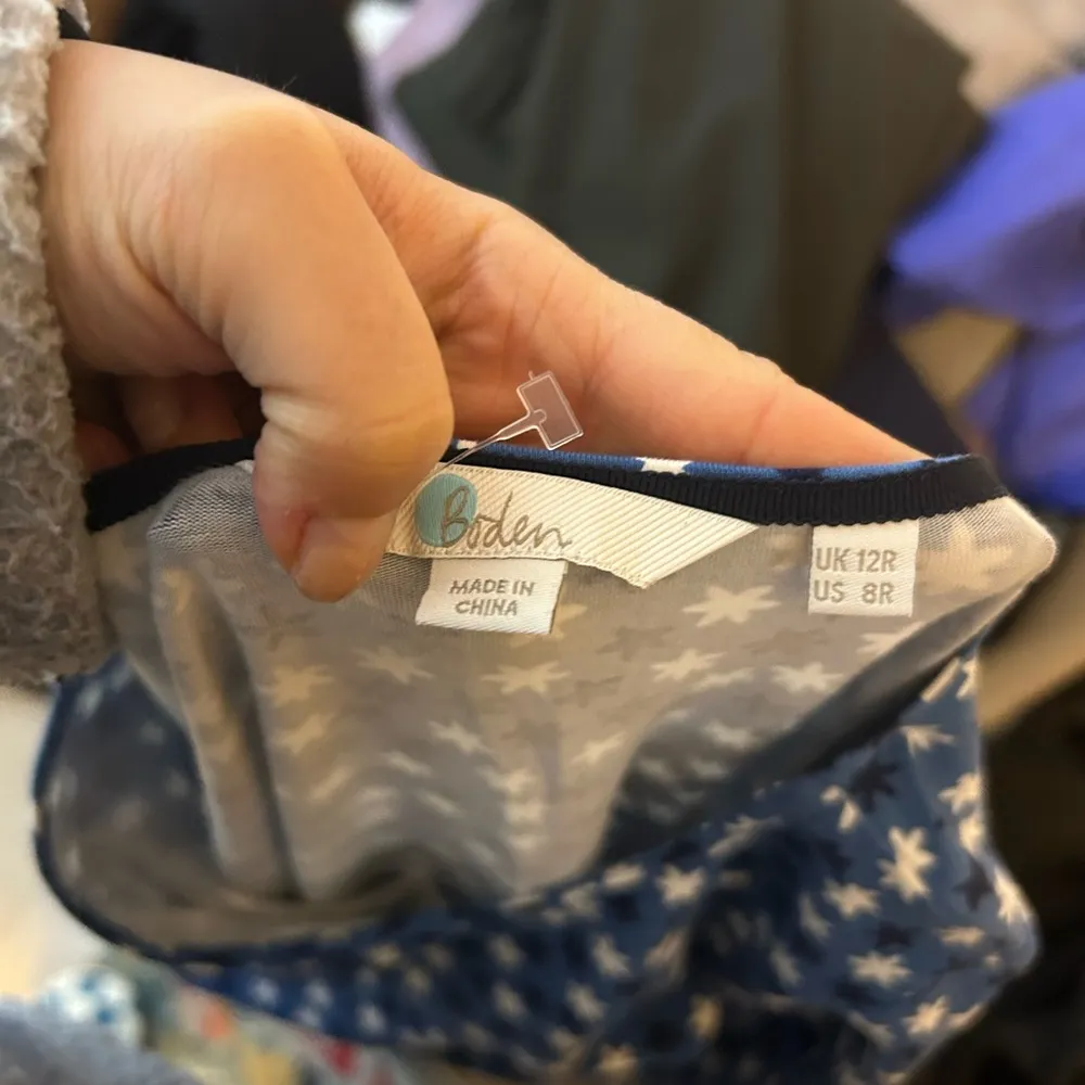 Boden Fawn Jersey Knit Midi Dress Blue Size 8 - Image 3