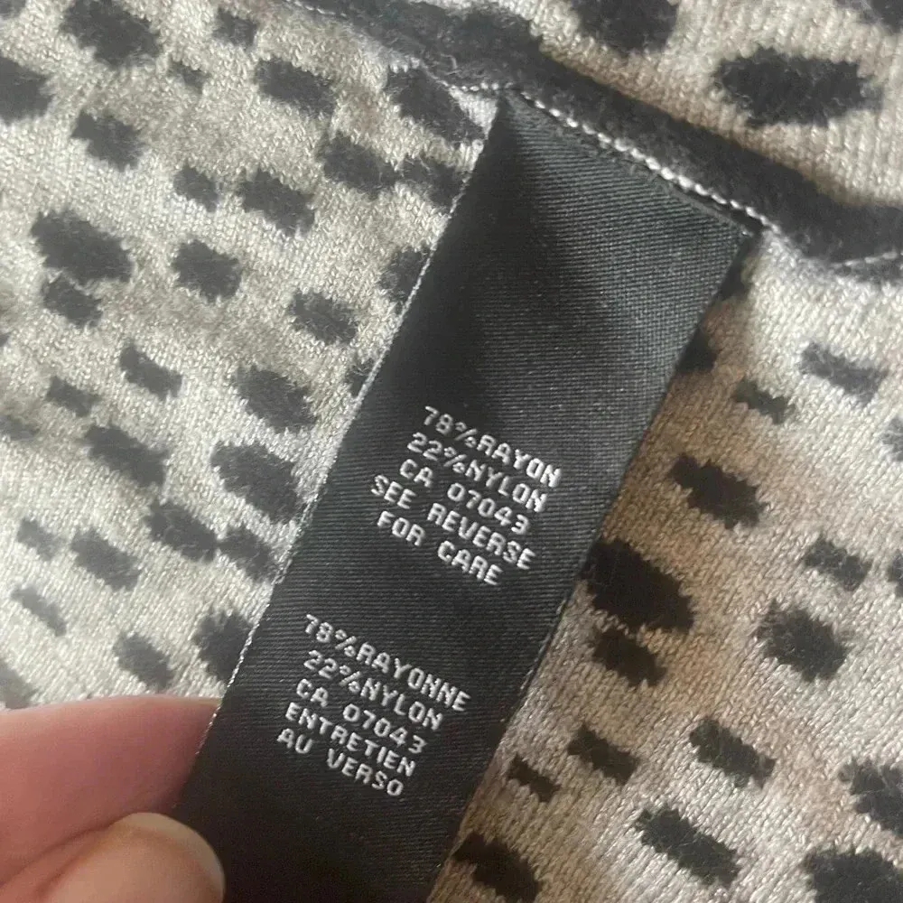 CLEARANCE!! Premise Black and White Knit Pleated Skirt Swing Size XL‎ EUC! 0286 - Image 5