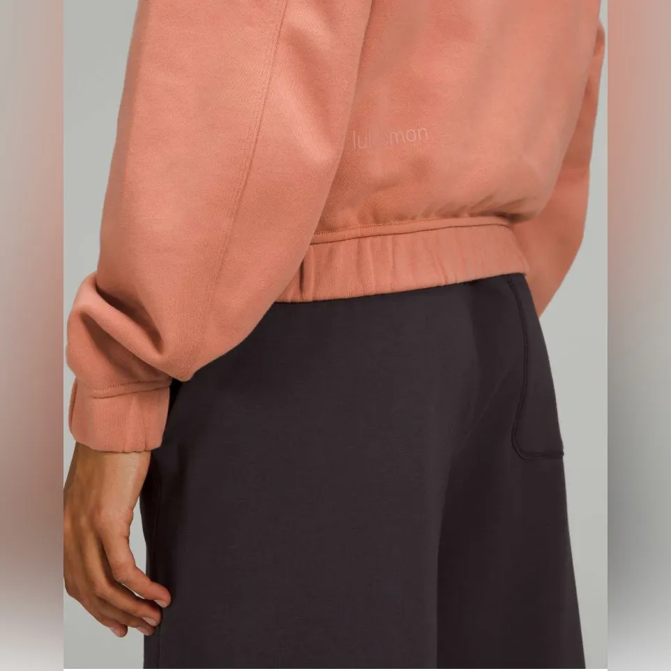 Lululemon Relaxed Cropped Hoodie in Pink Savannah W3EWJS - Image 4