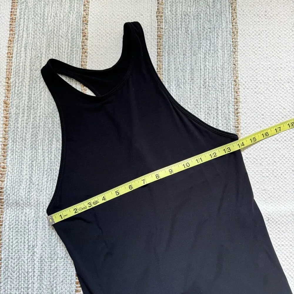 Lululemon Ruche Of Adrenaline Black Racerback Slim Fit Soft Tank Top Women’s 4 - Image 6