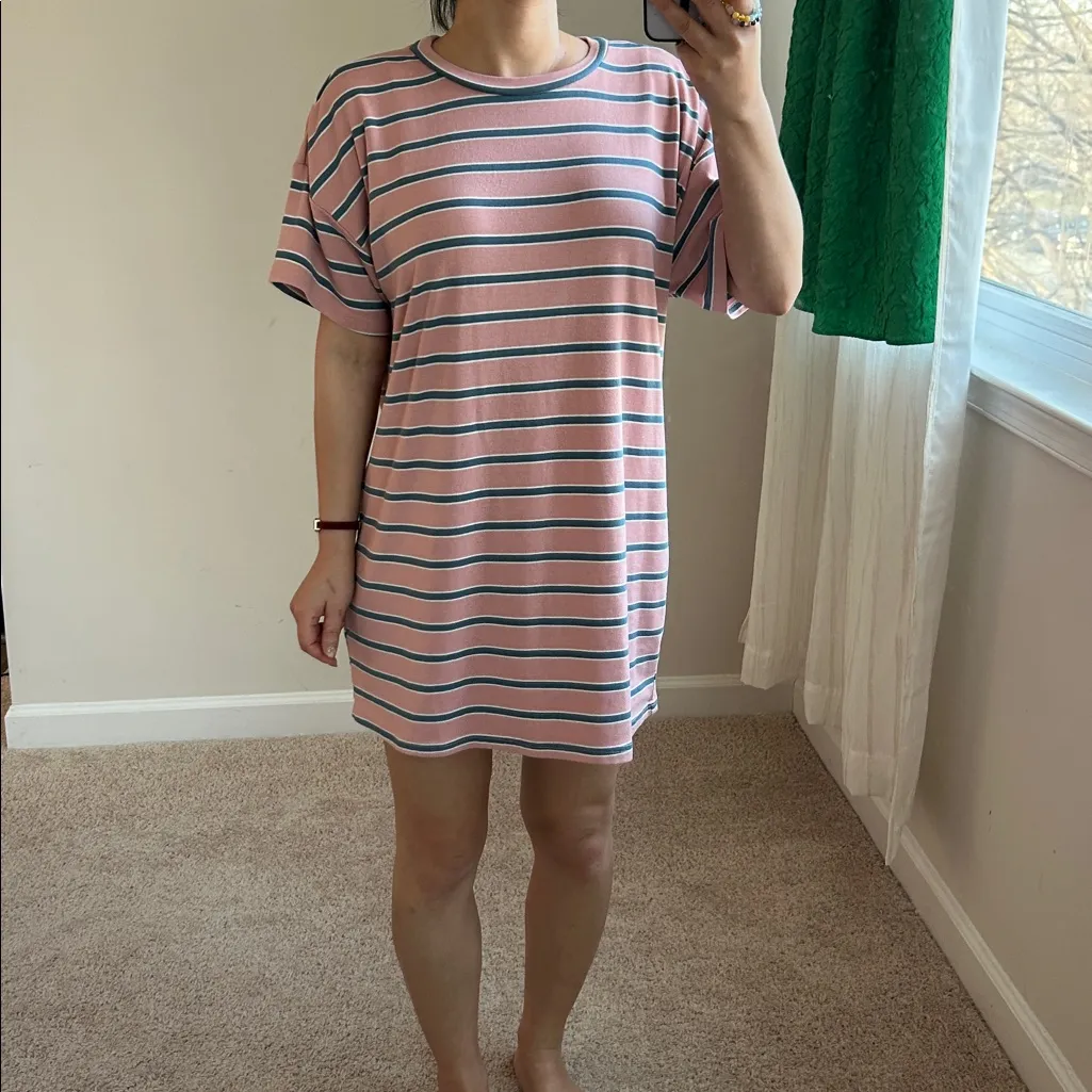 Superdown Striped T-Shirt mini dress. S - Image 5