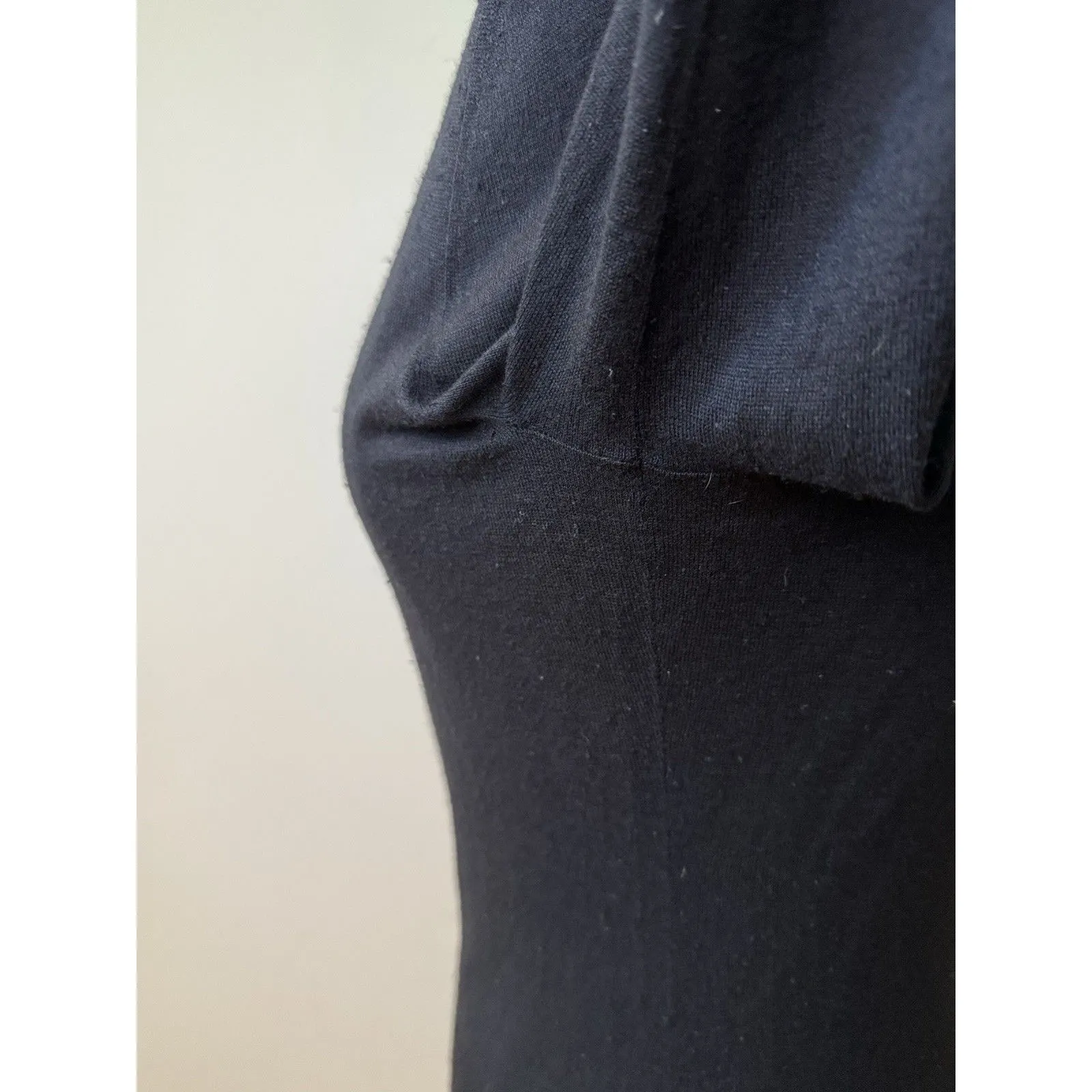 Elie Tahari Women's Silk Cashmere Ruffle Long Sleeve Button Black Cardigan XS - Image 10