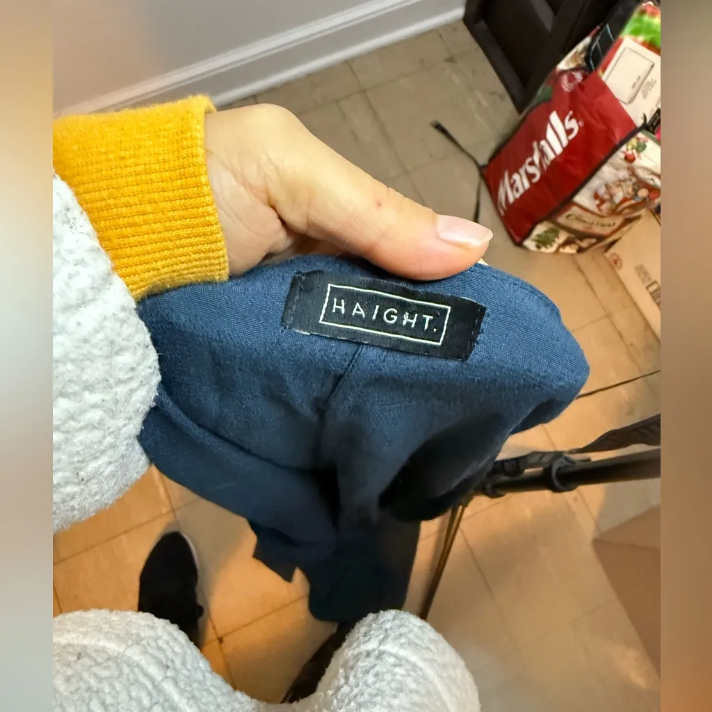 Haight Deep Teal Short Sleeve Long Line Open Front Duster Cardugan Blue - Image 3