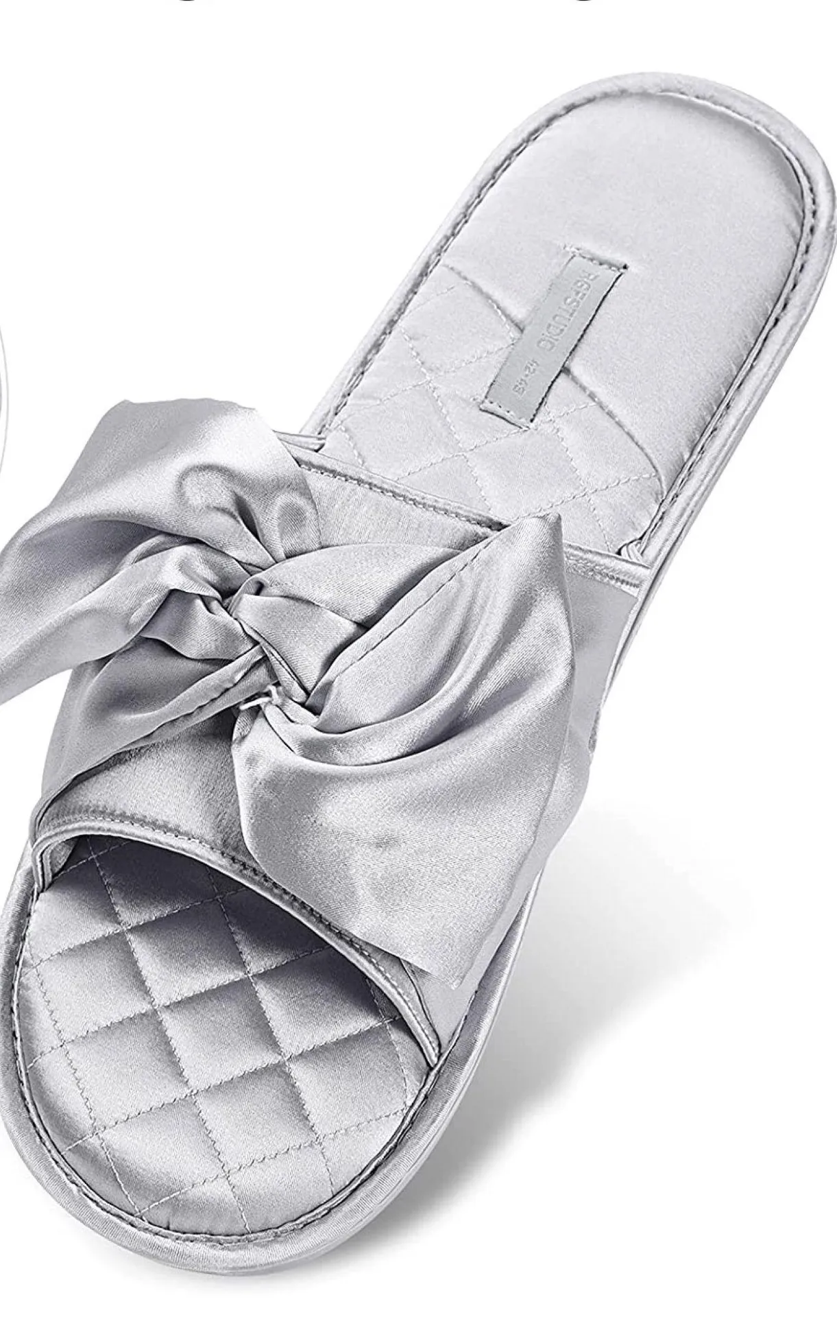 Open Toe Bow Slip On Slides Slippers Sandals Anti - Image 2