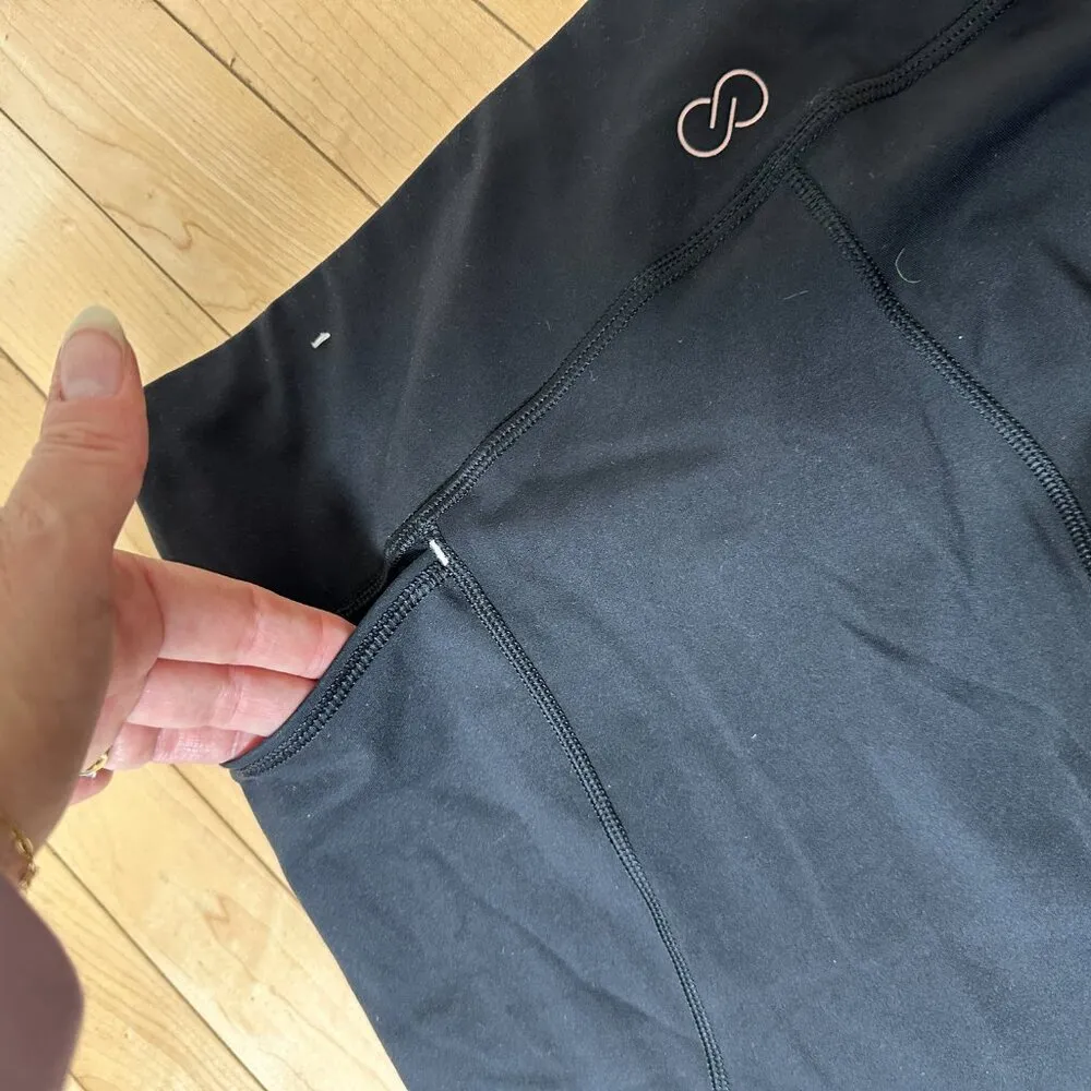 CALIA Stay Powerful Cropped Leggings with Pocket Size Medium Black - Image 8