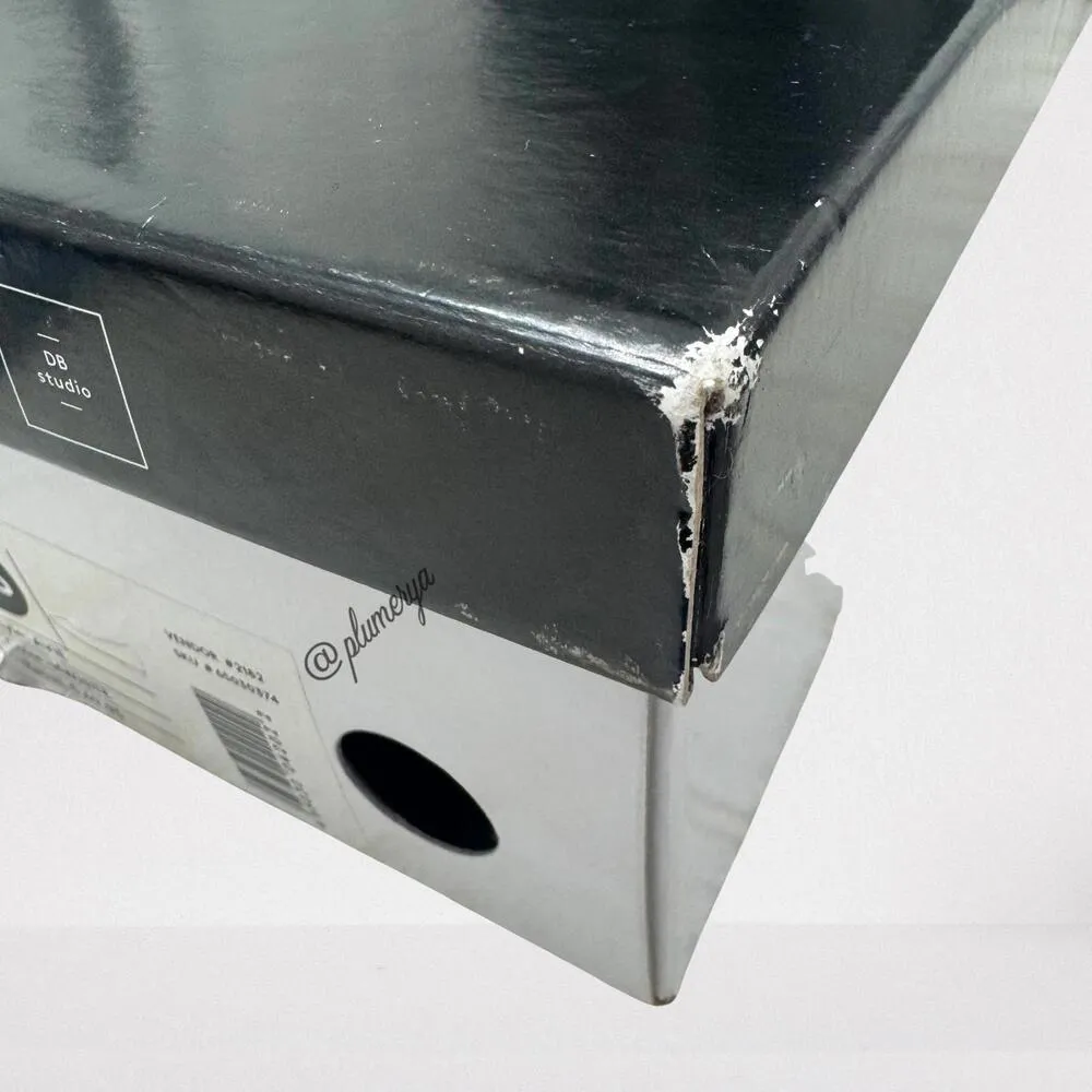 DB Studio Crystal & Iridescent Stone Wedding Ballet Flats Size 7.5 Silver - Image 8