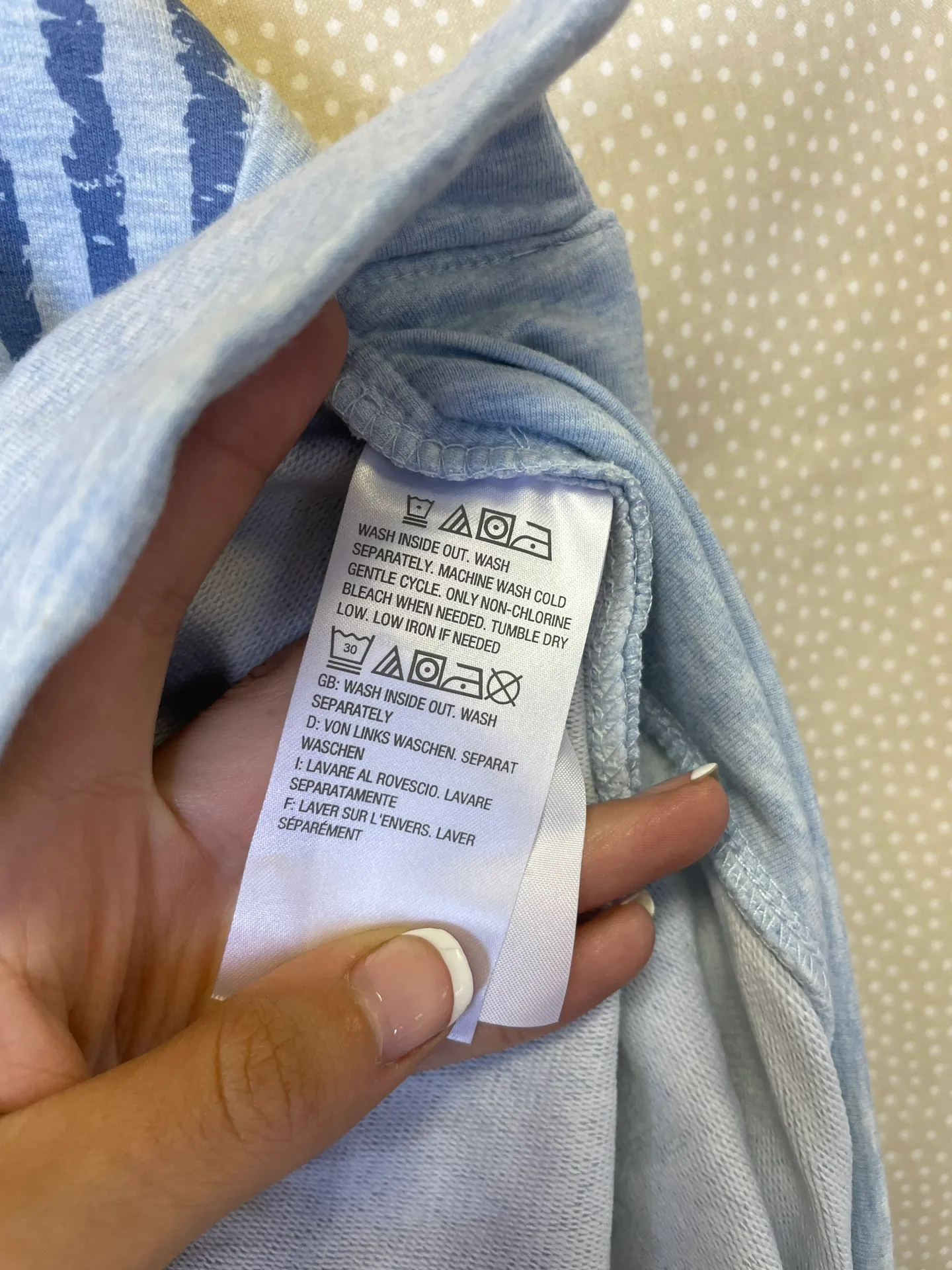 Engineered Grid Print French Terry Pullover Top A287112 - Image 8