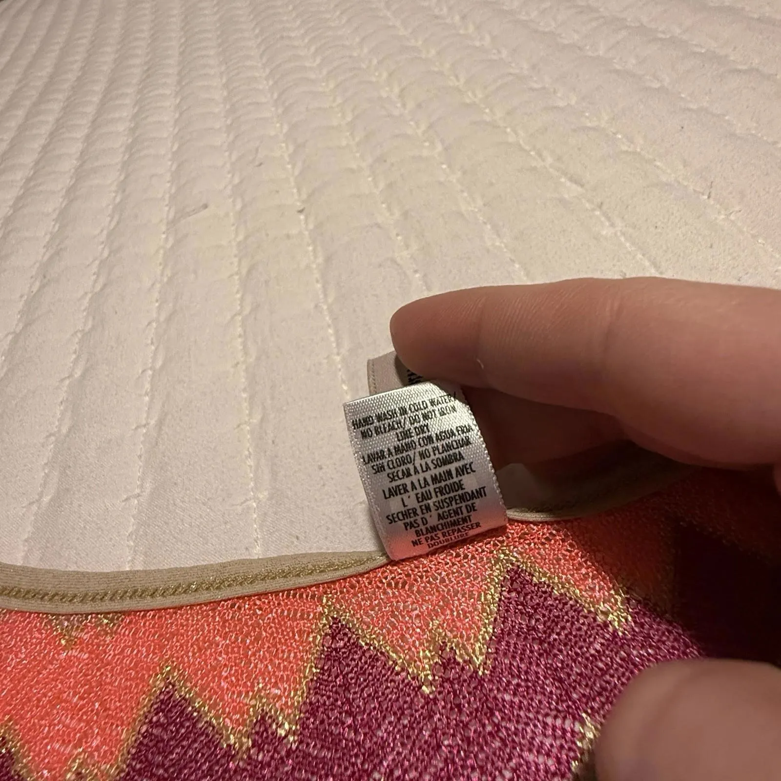 Luli Fama Cabana V Neck Chevron Cover Up Dress Sz M Medium Beach Wear - Image 7