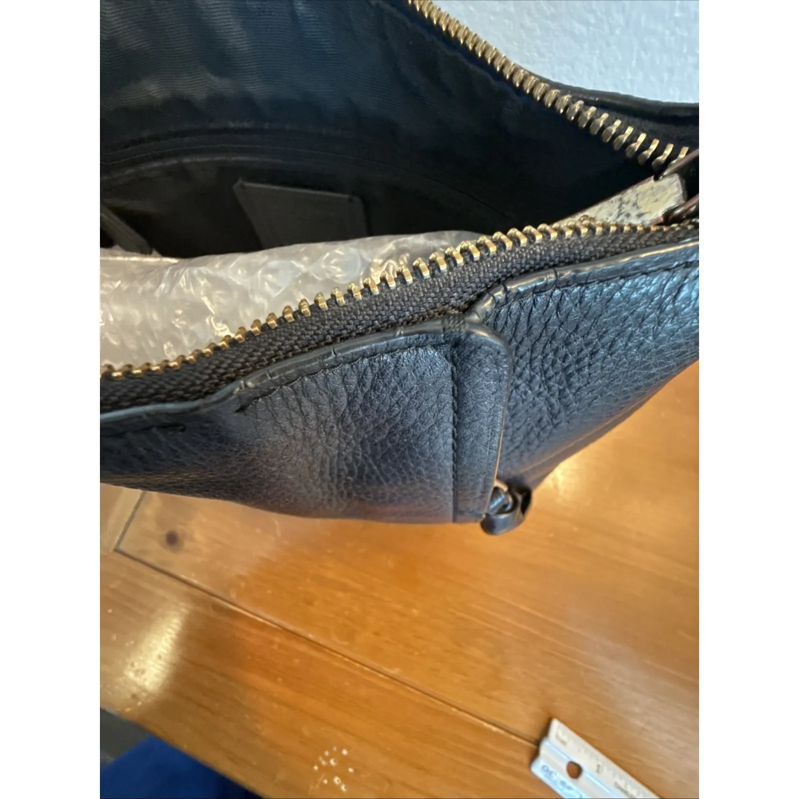 COACH MARLON Small Black Hobo Shoulder Bag-READ - Image 15