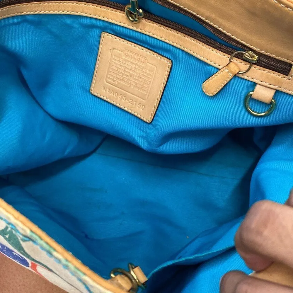 Coach Y2K scribble signature hobo bag - Image 9