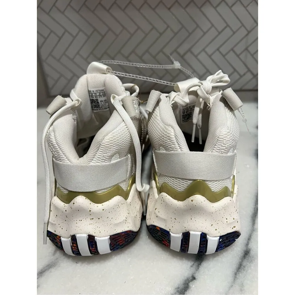 adidas Exhibit B Womens Mid HQ1121 Basketball Shoes NEW - Image 4