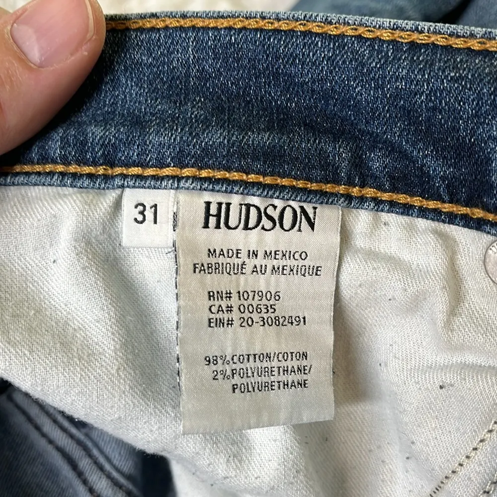 Hudson Jeans  Holly High Waisted Flared Cropped 31 - Image 8