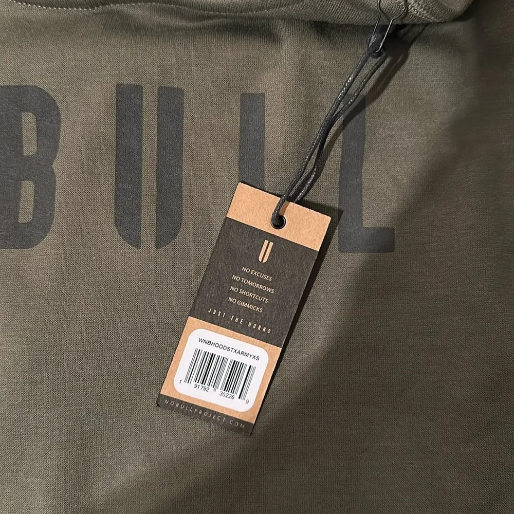 NWT Women's NOBULL Hoodie - XS - Army Green - Image 6