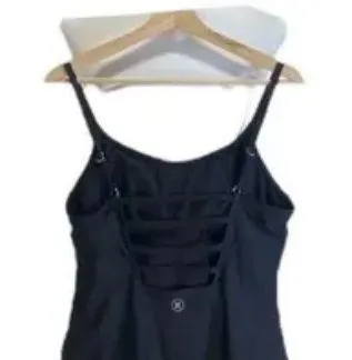 Sz XL One Piece Black Swimsuit W Cut Out Design In Back - Image 4