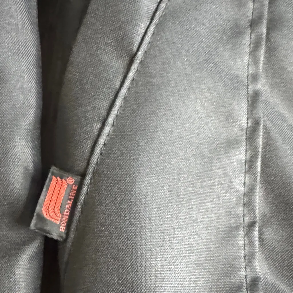 Vintage Women’s Hondaline Goldwing Black and Gold Varsity Jacket Size XS - Image 4