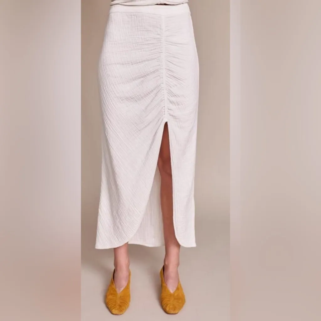 RAQUEL ALLEGRA SLIT SKIRT - Image 2