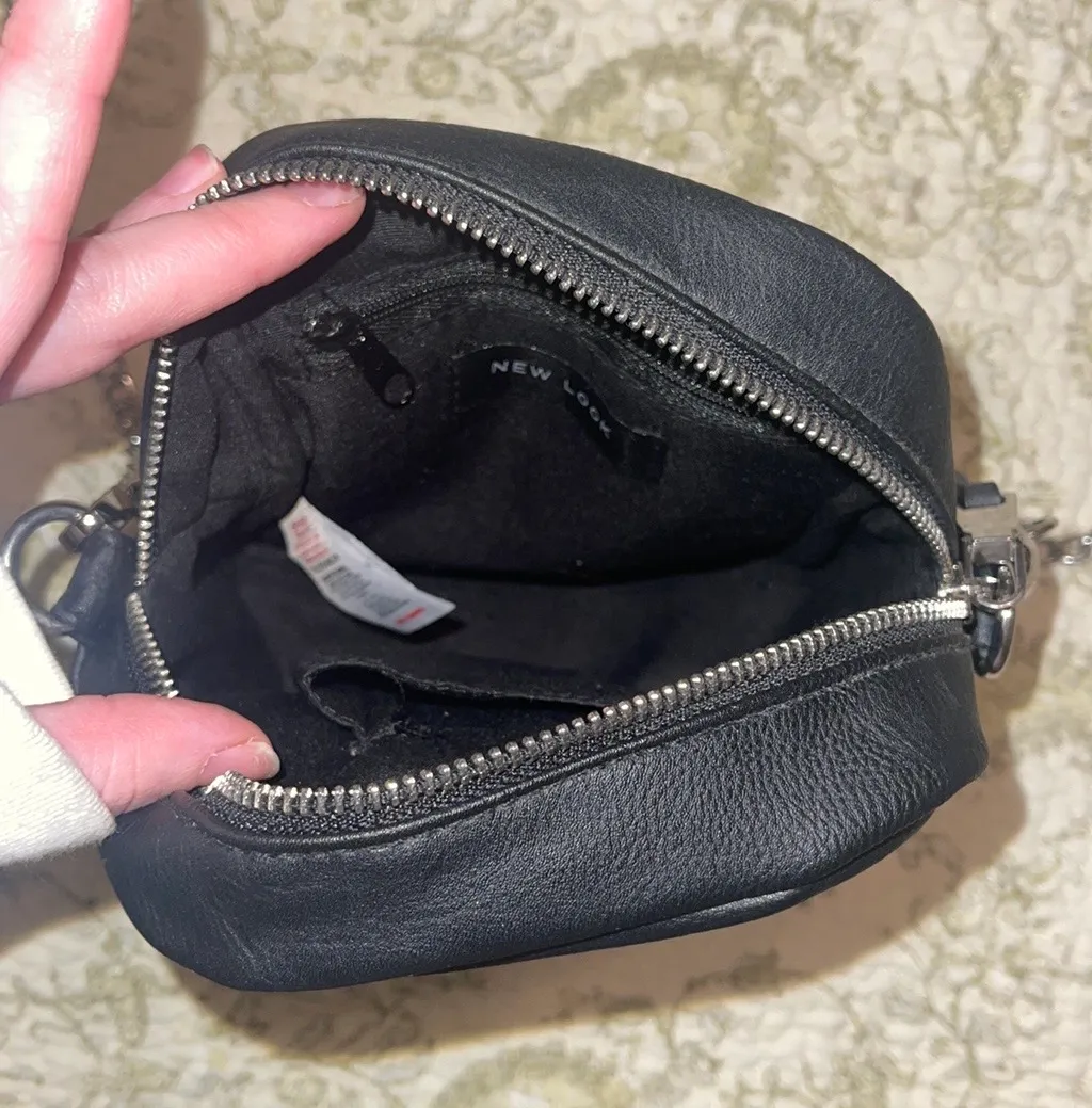 Silver Studded Crossbody Bag - Image 4