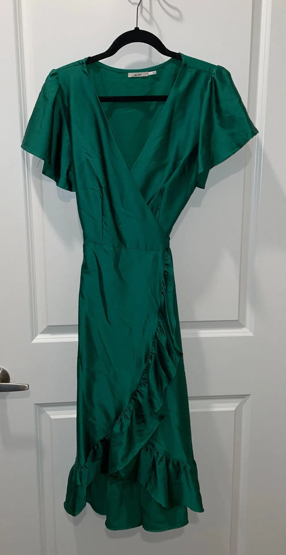High-low Forest Green Francesca’s Dress - Image 2