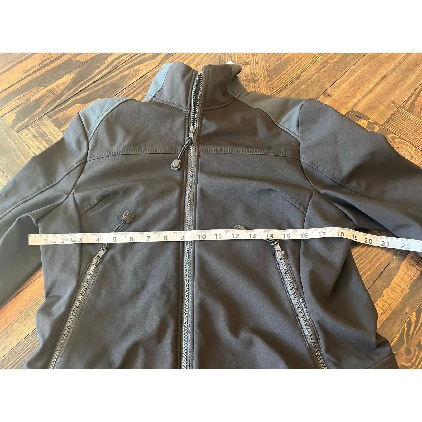 Cripple Creek Ranchwear Jacket Mens Large Black Softshell Zip Up Outdoor Coat - Image 4