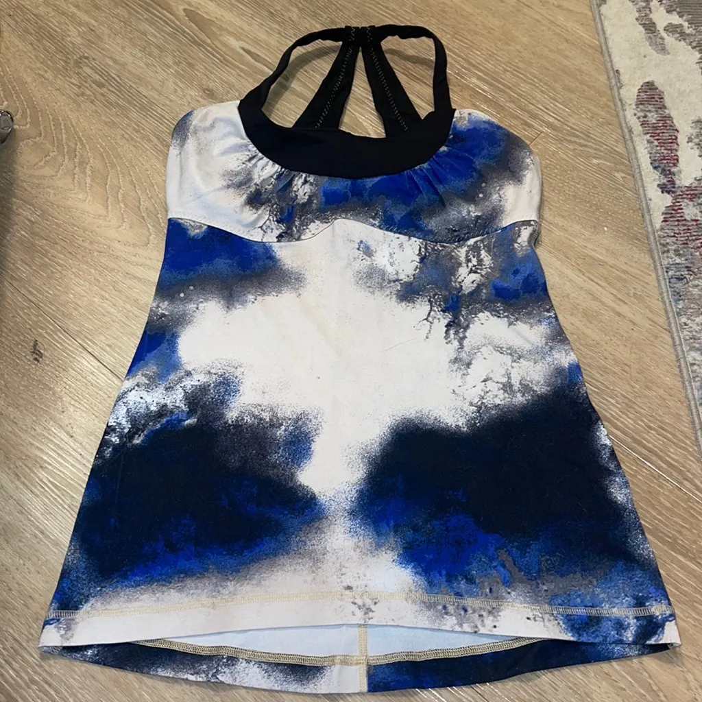 MOVING SALE Lululemon Scoop Me Up Tank - Milky Way Multi Print / Black - Image 7