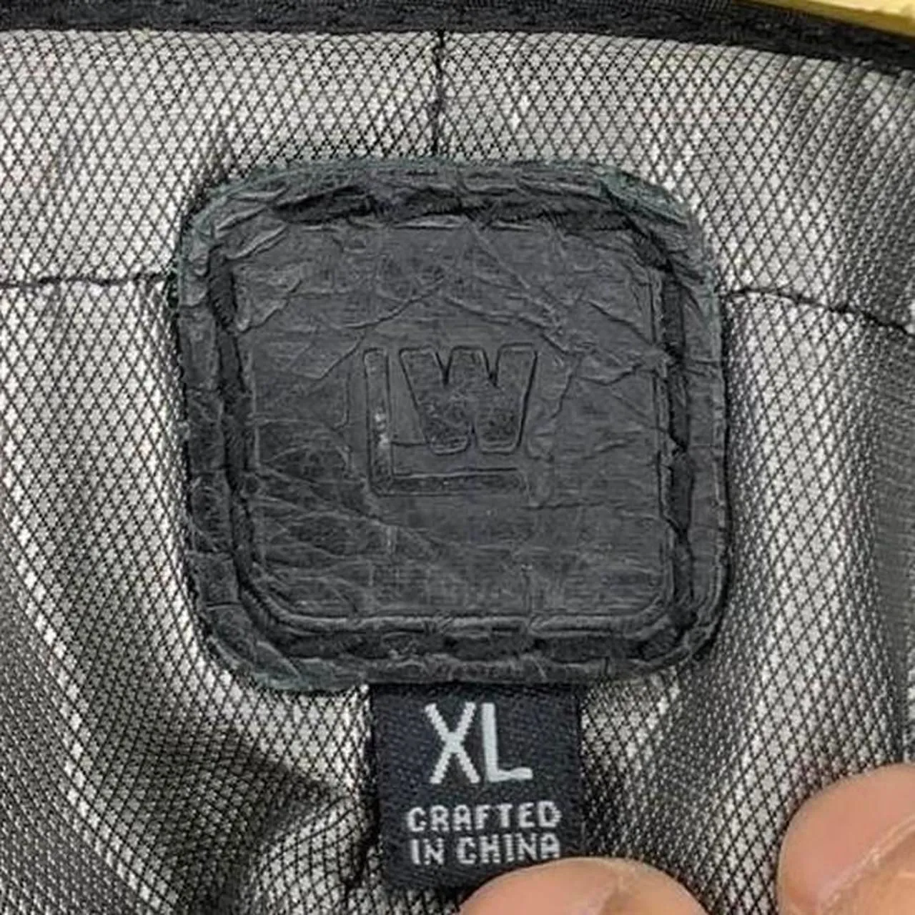 Vtg 90s Women's Wilson’s Leather Black Quilted Zip Up Jacket Winter Coat Size XL - Image 3