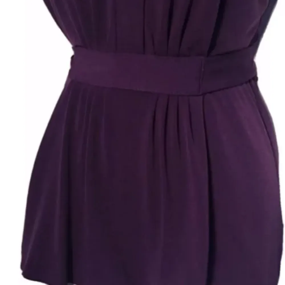 🆕 GAP purple sash tie short sleeve blouse … - Image 3