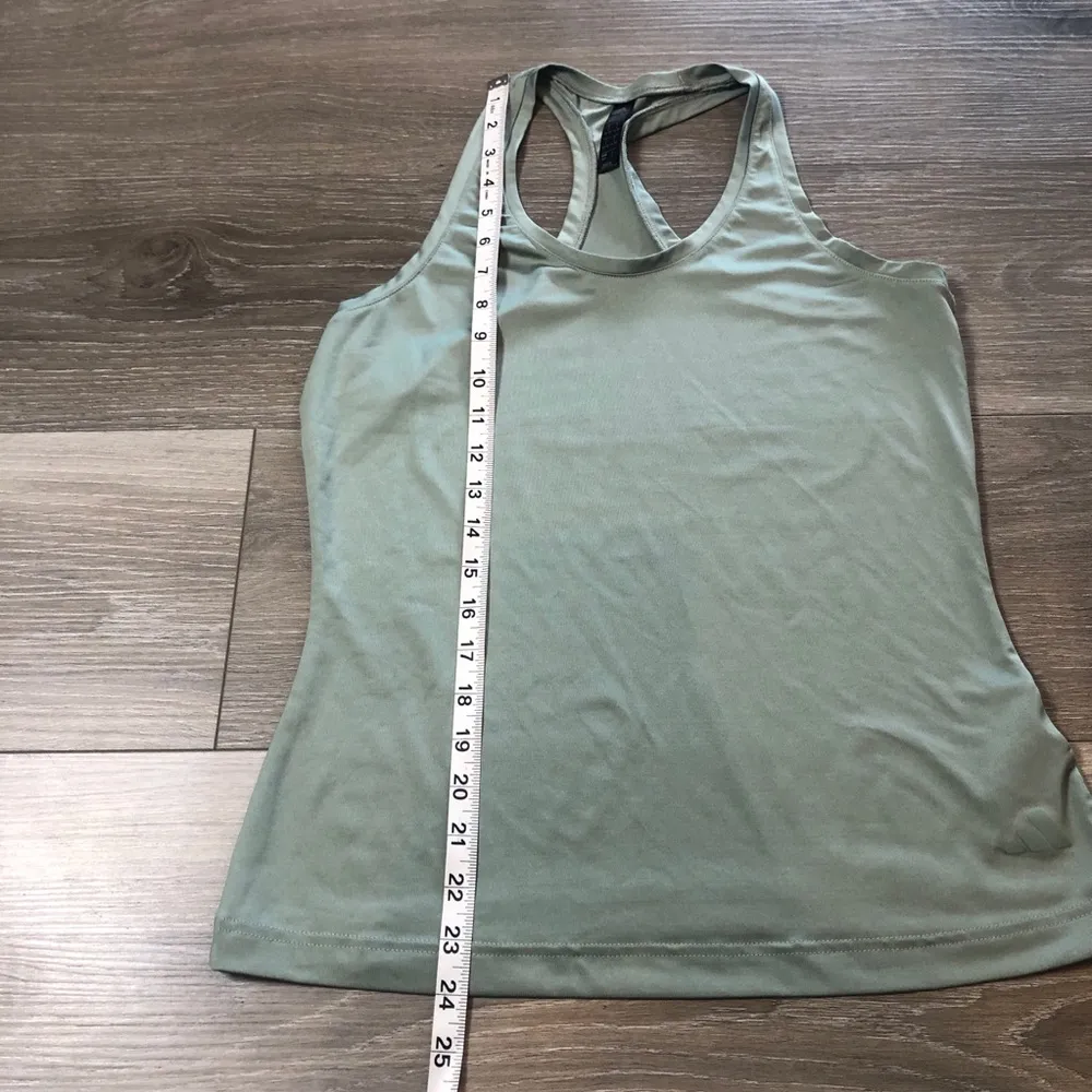 Adidas Green Racerback Womens Athletic Tank Top Size Small - Image 4