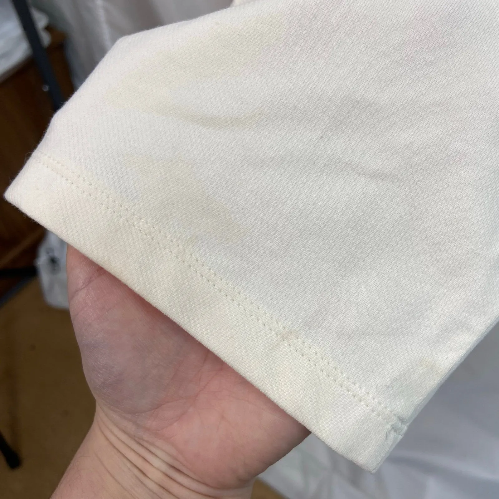 A New Day adult cream pull on pocket straight relaxed casual pants cotton large - Image 6