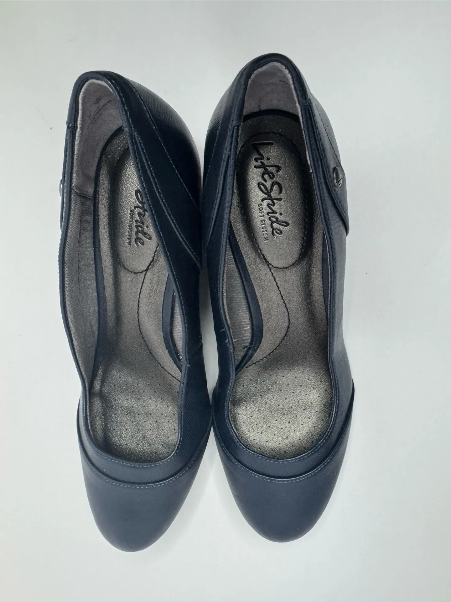 Life Stride Navy Blue Heels Size 8.5W - Image 3