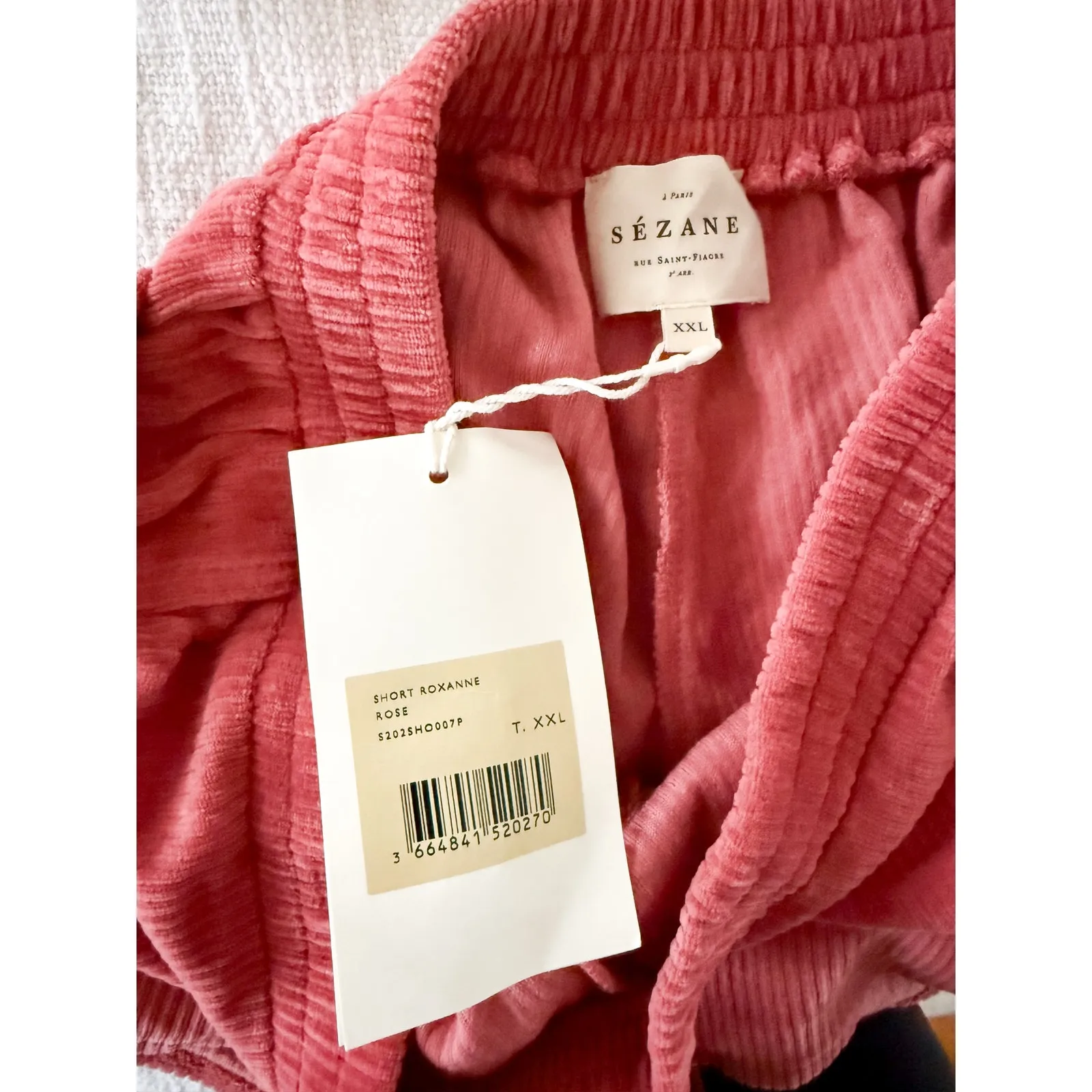 Sézane | NWT Roxanne Corduroy Shorts Rose Pink | Size XXL - Image 6